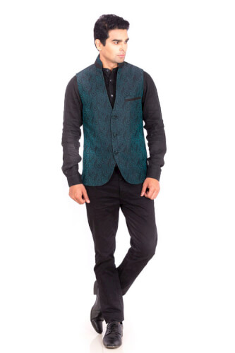 green brocade bandi