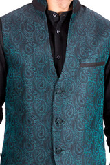 green brocade bandi — image 4