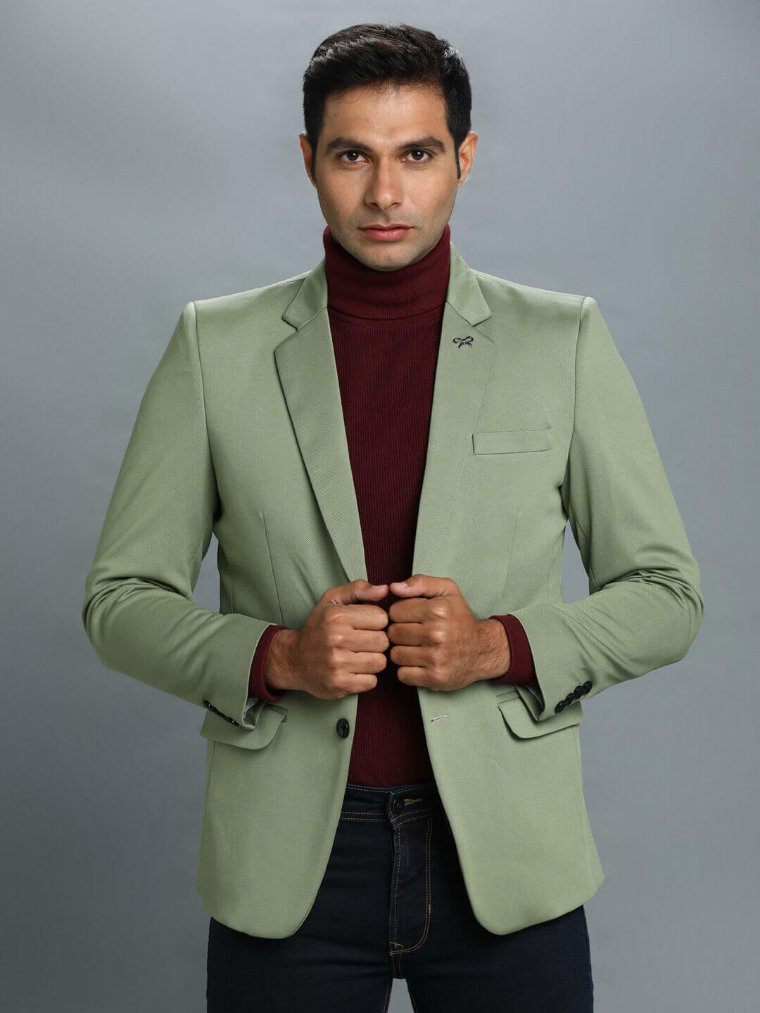 Light Green Twede Blazer