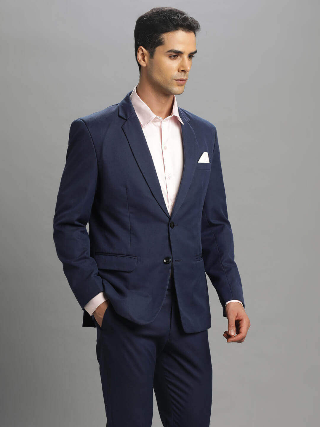 Navy Blue 2 Piece Suit — image 3