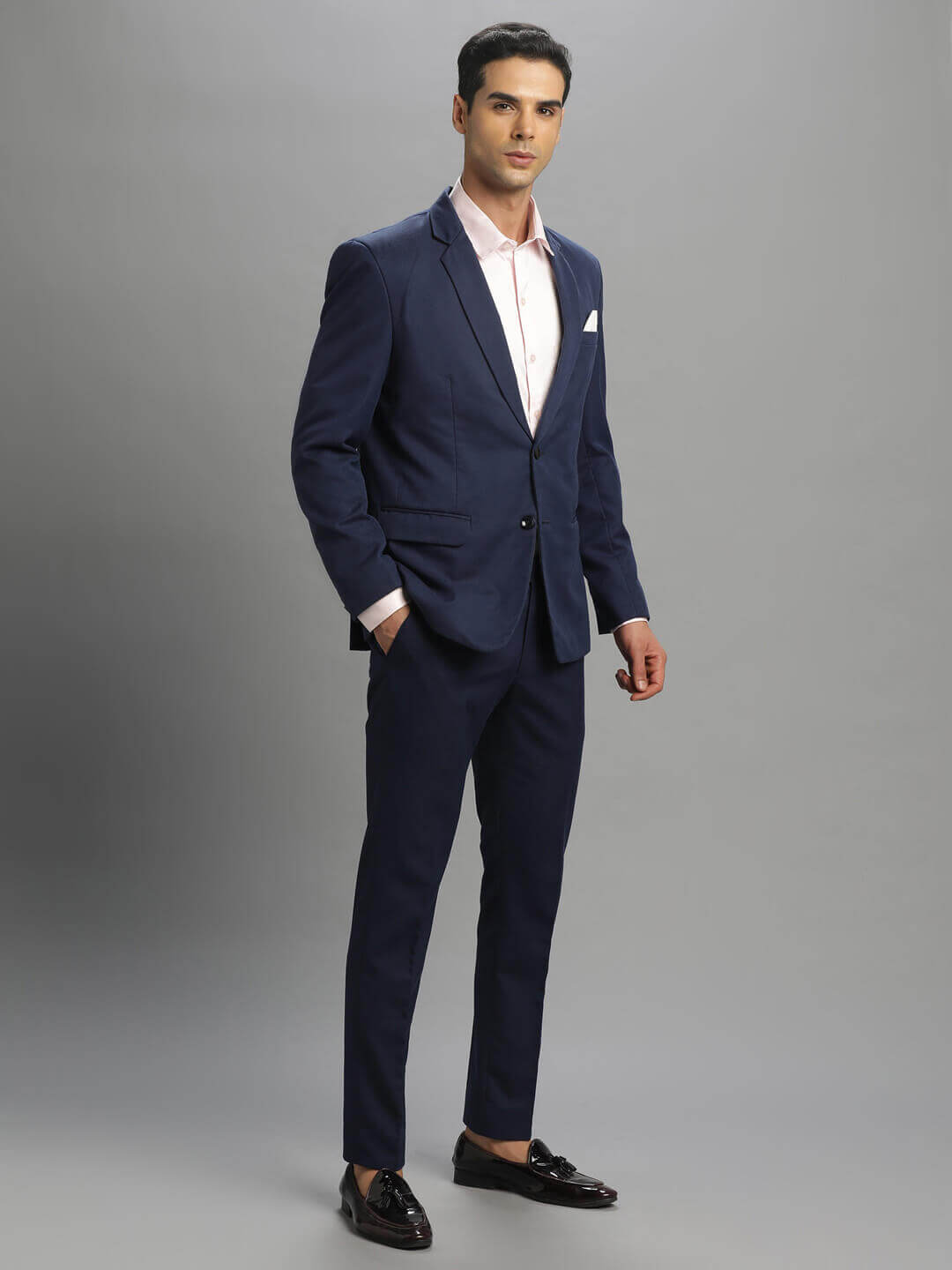 Navy Blue 2 Piece Suit — image 2