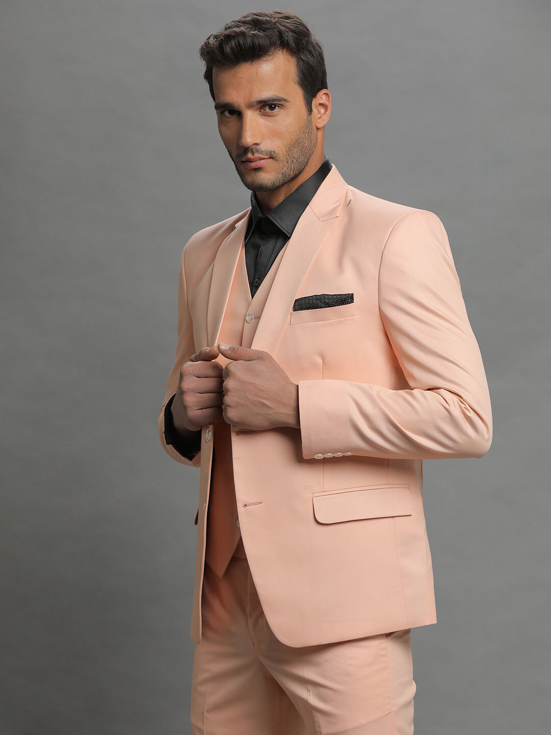 Peach 3 Piece Suit