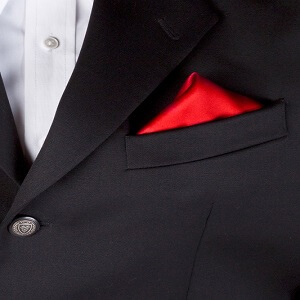 Red Pocket Square