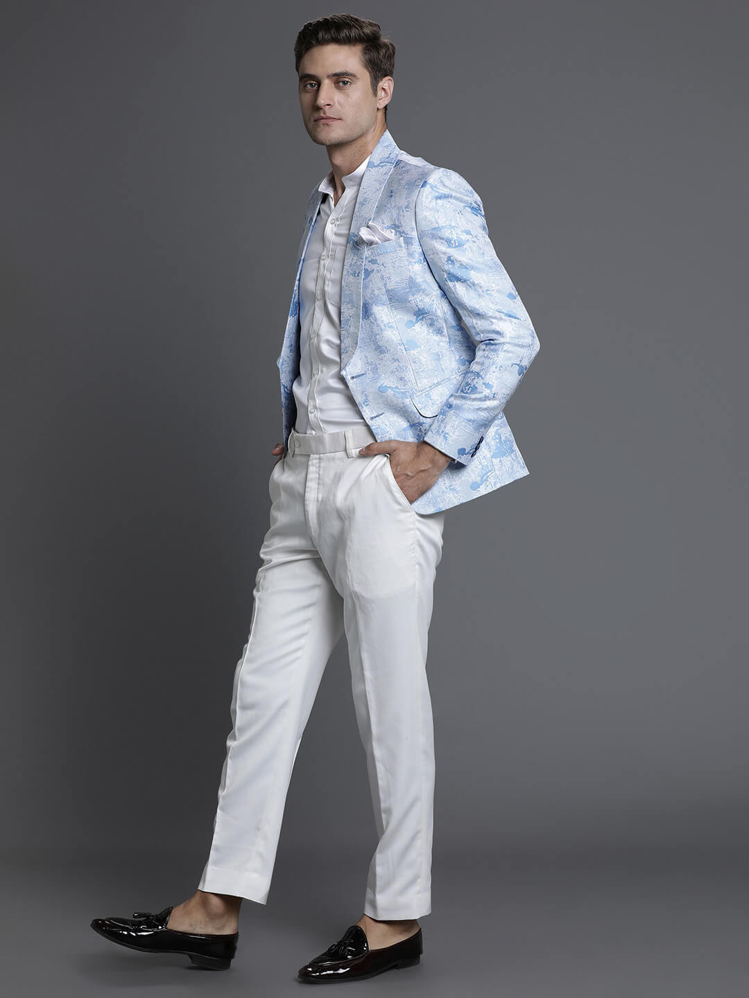 Sky Blue Stylish Blazer — image 1