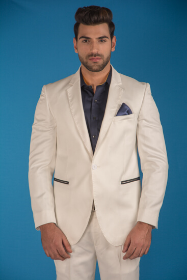 White Full suit