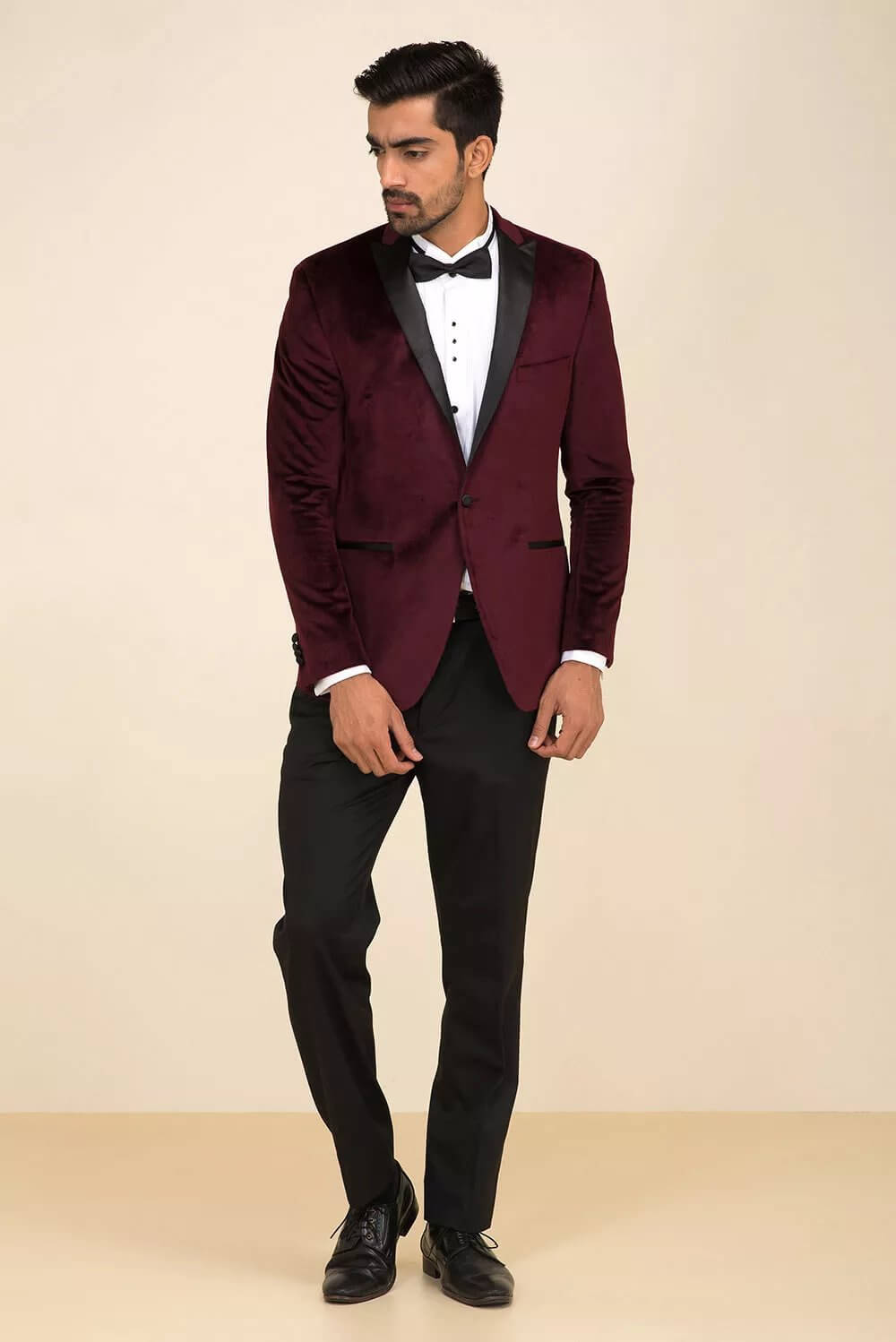 Wine Velvet Tuxedo